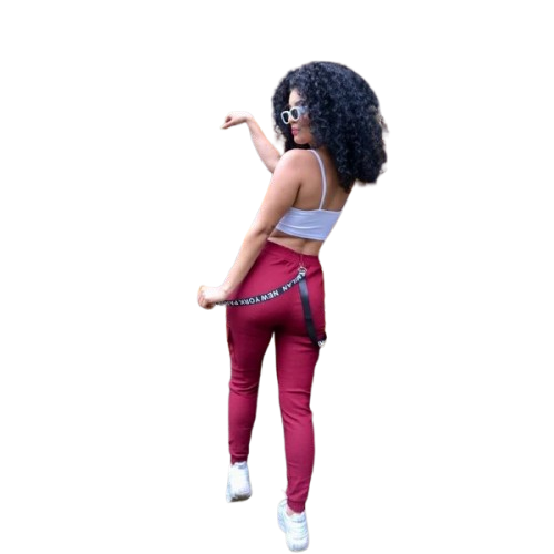 Calça Feminina Suspensório