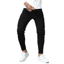 Calça Masculina Preta Skinny com Elastano