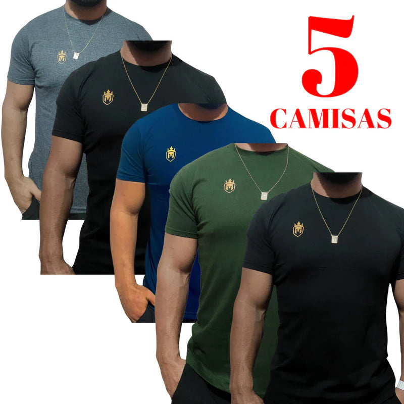 Kit com 5 Camisetas Imperial Premium
