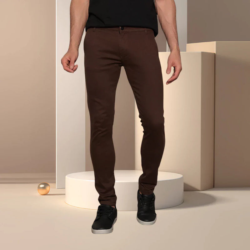 Calça Sarja Bolso Faca Masculina Slim Fit