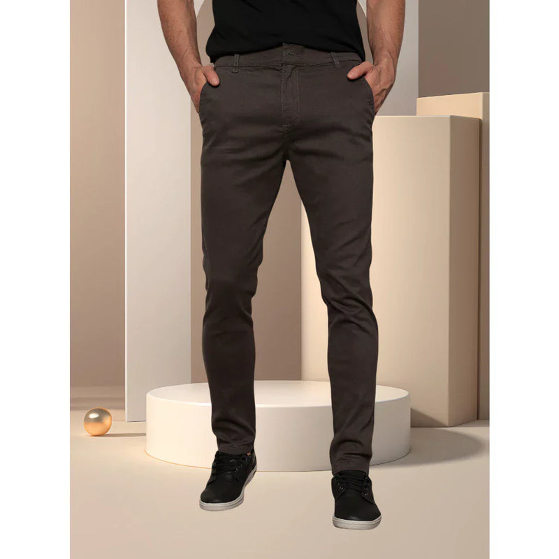 Calça Sarja Bolso Faca Masculina Slim Fit