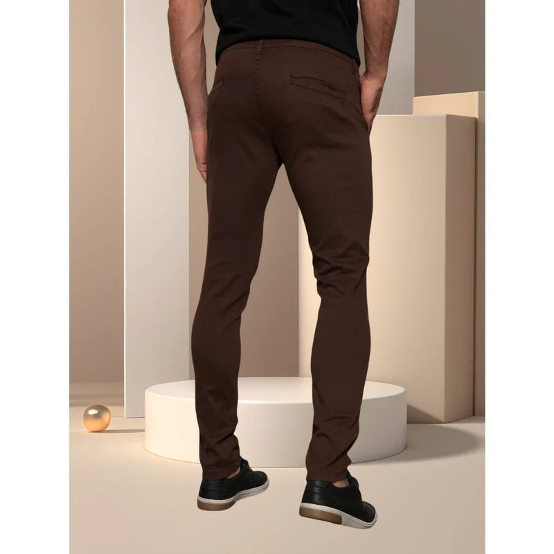 Calça Sarja Bolso Faca Masculina Slim Fit