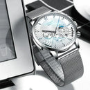 Relógio Masculino Social Esportivo Luxo Geneva + Pulseira