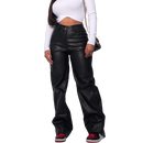 Calça Wide Leg Feminina de Cintura Alta