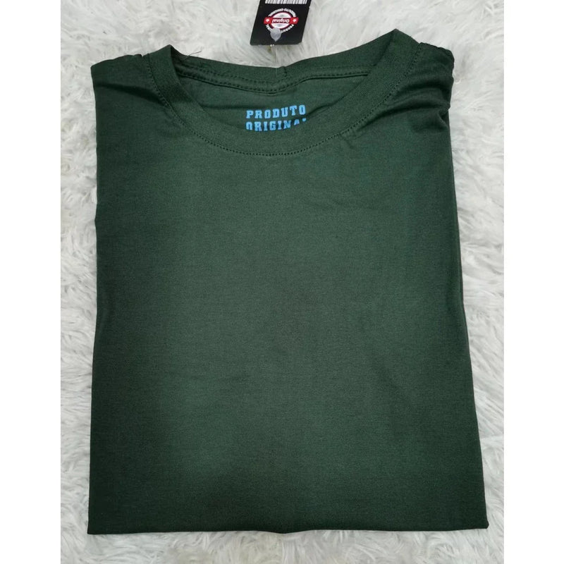 Camiseta Masculina Básica 100% Algodão