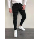 Calça Masculina Preta Skinny com Elastano